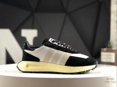 170 阿迪达斯 新款 三叶草 厚底 Retropy E5 新款低帮经典运动鞋以70年代经典跑步鞋为灵感，新鲜演绎复古造型。搭载Adidas Boost科技，打