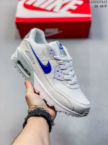 公司级Nike Air Max 90 初代复古气垫百搭休闲运动慢跑鞋复古小气垫史上第一双可视气垫跑鞋 凭借着 Air Max 气垫带来的舒适脚感和鞋面面料上的不