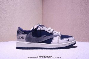 海外爆款限量发售！Travis Scott X Fragment Design X Jordan Air Jordan 1 Low Og Sp “迪奥联名 典雅