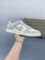 高端定制Nike Sb Dunk Low 古驰联名--- 牛仔布灰白 高端定制 低帮休闲板鞋 定制鞋盒 大厂纯原品质出货 超高清洁度 皮料切割干净无任何毛边 细