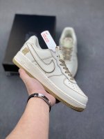 工厂套现 福利特价 原本地200版本 小红书爆款 官方同步id定制 原装版本 Nike Air Force 1 Low '07 空军一号低帮休闲板鞋 定制皮料