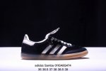 Originals Wb Pony Tonal Samba 桑巴舞系列绅士德训足球风百搭低帮休闲运动板鞋“皮革黑白浅灰焦糖底环保标识”Ie0579 尺码：36