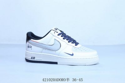 耐克 Nike Air Force 1 Af1耐克 低帮 空军一号休闲板鞋 斯图西 货号 Qy6818-607 421020Adoro半 36-45