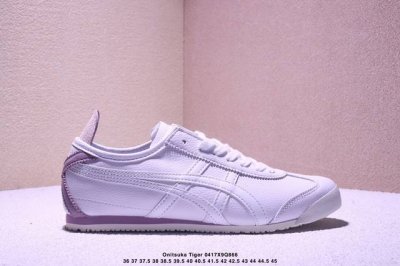 Asics 亚瑟士 男女鞋真标半码制 日产经典老牌-鬼塚虎 Onitsuka Tiger Mexico 66经典墨西哥系列复古经典百搭板鞋休闲运动鞋慢跑鞋 采用