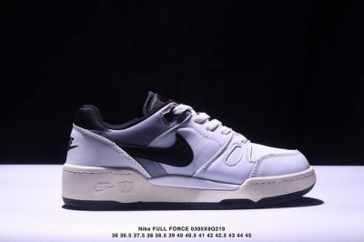 110 耐克Nike Full Force Lo扣篮系列低帮休闲运动滑板板鞋采用软质牛剖皮鞋面材质#正确后跟反口里弧度#原厂中底布正确印刷#鞋垫嵌入缓震乳胶+S