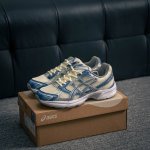 220 核心私 asics Gel-1130舒适运动防滑耐磨低帮休闲跑步鞋 在透气和防滑方面也是很出色 有前掌透气网布加上鞋底X型纹路增强了透气性和地面抓地力