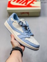 海外爆款限量发售！公司级 Travis Scott X Fragment Design X Jordan Air Jordan 1 Low Og Sp “斯图西