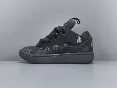 渠道优势 ！ 莞产 浪凡 Lanvin浪凡 Curb 皮质拼接 低帮 低帮 时尚板鞋 男女同款 尺码35 36 37 38 39 40 41 42 43 44