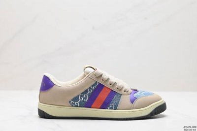公司级gucci Distressed Screener Sneaker 古驰小脏鞋系列 官方同步 绿盒版本 海淘代购指定专供经典原型复古百搭做旧小脏板鞋复古学