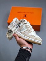 Nike Sb Dunk Low“Lv联名 米黄勾” 周年高端定制 低帮休闲板鞋 定制鞋盒 大厂纯原品质出货 超高清洁度 皮料切割干净无任何毛边 细节完美 货号