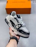 路易威登 Louis Vuitton Lv路易威登板鞋 新款 Lv Trainer最新配色运动鞋 L家 篮球鞋风格运动鞋 该鞋由艺术总监 Virgil Ablo