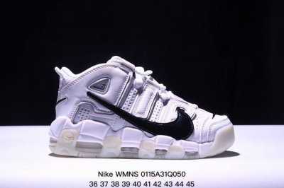 真标耐克Nike Wmns Air More Uptempo Gs Barely Green 皮蓬初代系列经典高街百搭休闲运动文化篮球鞋美国队配色 货号:921