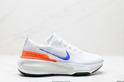 公司级耐克Nike Zoomx Invincible Run Fk3 短跑马拉松系带系列轻量休闲运动慢跑鞋 货号:Fj1046-100 尺码:36 36.5 3