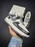 Nk Air Force 1'07 Low 北面联名-夹克黑 空军一号低帮休闲板鞋 Dm6688-004 #原楦头原纸板 原装鞋盒 定制五金配件 内置全掌气垫