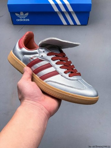 真标半码！阿迪达斯Adidas Originals Samba 长舌 德训鞋 防滑耐磨 低帮板鞋 0414279Y22
