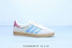 阿迪达斯Adidas Originals Gazelle Esquisite Gucci 德训 羚羊系列低帮复古百搭休闲运动板鞋 灰蓝 货号 Jq0010 51