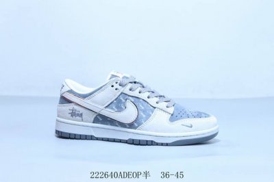 耐克 Nike Sb Dunk Low Pro 复古低帮 休闲运动滑板板鞋 222640Adeop半 36-45