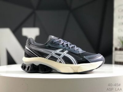 亚瑟士 Asics Gel-Kinetic Fluent 纯原版本亚瑟士运动休闲透气专业跑鞋 新一代缓震未来感跑鞋鞋面复杂的切割和银色细节极具前卫风格大底科技十