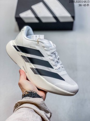 阿迪达斯Adidas Adizero Eva Sl M 零度进化版系列低帮轻便透气竞速休闲运动慢跑鞋 Js1182 码数：36 36.5 37 38 38.5