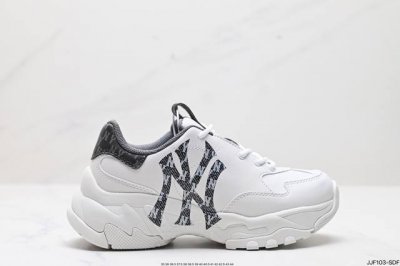 真标korea韩国限定发售ny美国榄球洋基队限定 X Mlb Big Ball Chunky Mesh 厚底老爹系列低帮网织轻量休闲运动慢跑鞋 货号:3Ashb