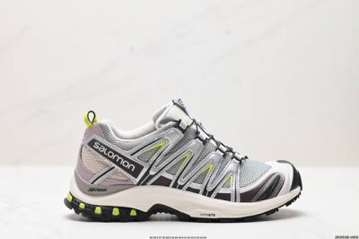 公司级salomon Xa Pro 3D Suede 萨洛蒙户外越野跑鞋 鞋面采用sensifit贴合技术 全方位贴合包裹脚型 鞋跟部鞋底牵引设计 提供强大的抓