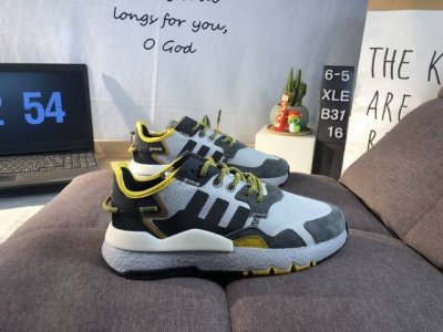 公司级阿迪达斯三叶草 Nite Jogger 经典运动跑鞋 夜行者 复古跑鞋原厂材料 原厂大底 私家独模 网布搭配麂皮拼接打造鞋面 极具复古风格鞋头及鞋跟点缀3