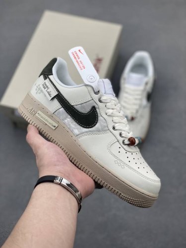 海外限量发售 公司级Nike Air Force 1 '07 Low 空军一号 低帮 运动鞋 休闲鞋 折边针车 工艺难度大 原楦头原纸板 原装鞋盒 定制五金配件