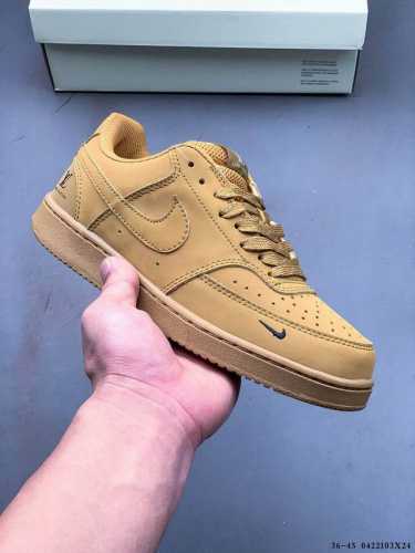 公司级！耐克 Nike Court Vision Low 皮面百搭休闲板鞋 04 3X24