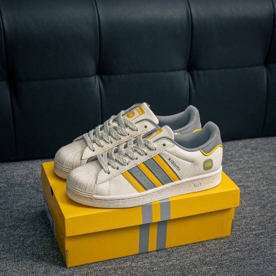 核心私 小米联名 阿迪达斯Adidas三叶草 Originals Superstar贝壳头系列低帮经典百搭休闲运动板鞋 货号 Jy8918 尺码 36 36.5