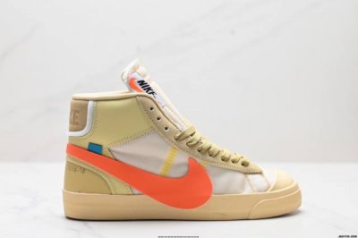 公司级Off-White X Nike Blazer Mid Grim Reaper 万圣节鞋扣 潮流 中帮 板鞋 货号:Aa3832-001 尺码:36 36