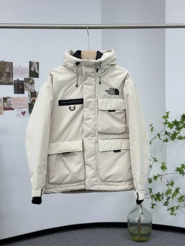 顶级版本双12特价 北面工装羽绒服 申敏儿同款 米白