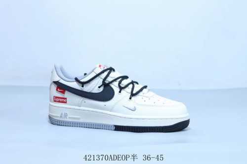 耐克 Nike Air Force 1 Af1耐克 低帮 空军一号休闲板鞋 绑带 货号 Dm6868-069 421 Adeop半 36-45