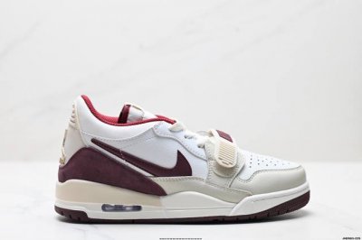 公司级三合一最强合体，多种新配色回归耐克Nike Air Jordan Legacy 312 Low”White Grey Fog Blue Red“乔丹最强三