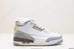 公司级nike Air Jordan 3 Retro皮革 潮流 防滑耐磨包裏性 中帮 复古篮球鞋 缜密拉帮及中底钢印细节 全新底模 货号:Dh3434-110