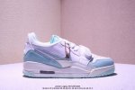 Jordan Legacy 312 Low 舒适百搭 防滑耐磨 低帮 复古篮球鞋男女款 白绿色 Xm0416Q222
