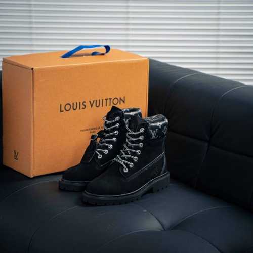 核心私 嘉尔同款纯原 中山大厂出品 Louis Vuitton X Timberland#王炸联名 Pharrell Williams充分发挥了作为louis
