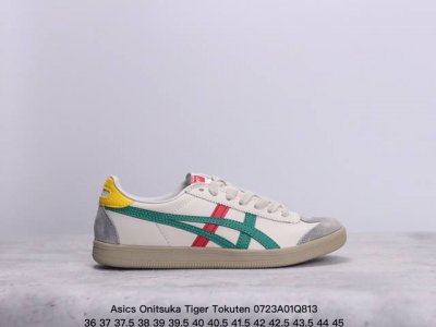 亚瑟士 Onitsuka Tiger Tokuten 复古低帮休闲跑鞋 Tokuten的灵感来源于80年代的室内用鞋 T-Toe前足补强设计 室内鞋的橡胶大底元
