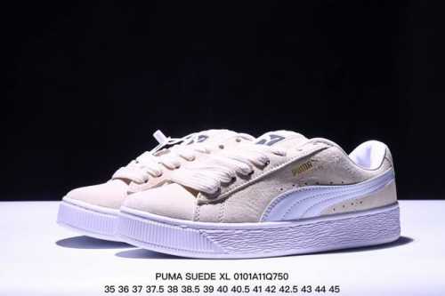 集合图 彪马puma Suede Xl 低帮复古轻便透气防滑减震休闲鞋 厚底增高运动板鞋 类型：男女鞋 尺码: 35-45含半码 货号：395777-02 Xm