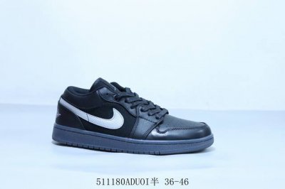 乔丹Air Jordan 1 Low Aj1 乔1低帮复古文化休闲运动篮球鞋全黑 货号 Hv5968-001 511180Aduoi半 36-46