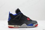 公司级Nike Air Jordan 4 Retro 耐克迈克尔 乔丹Aj4代中帮复古休闲运动文化篮球鞋 原厂材料Tpu超Q弹网格材质 缜密拉帮及中底钢印细节