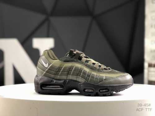 真标带半码 耐克 Nike Air Max 95 Tt原楦头原纸板 打造纯正空军版型 专注外贸渠道 全掌内置蜂窝气垫 #原盒配件 原厂中底钢印、拉帮完美 货号：