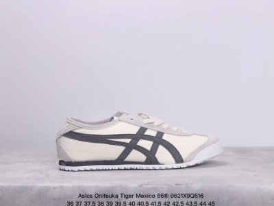 Asics 亚瑟士 男女鞋真标半码制 日产经典老牌-鬼塚虎 Onitsuka Tiger Mexico 66经典墨西哥系列复古经典百搭板鞋休闲运动鞋慢跑鞋 采用