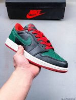 公司级头层！耐克Nike Air Jordan 1 Low Aj1 乔1 低帮潮流运动休闲板鞋。Aj1 低帮拼接 完美版型真头层牛皮# 内置缓震气垫 原鞋开模