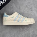 本地 核心私 Givenchy X Adidas Original Gazelle Indoor 纪梵希 X 阿迪达斯 低帮 联名米白蓝 贝壳头防滑耐磨轻便板鞋
