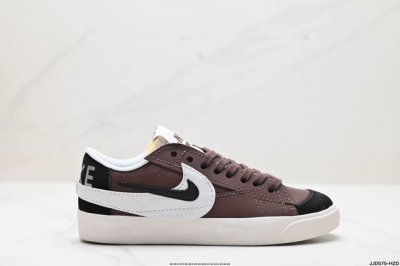 公司级nike Blazer Mid‘77 Jumbo 经典百搭低帮开拓者休闲运动板鞋 真硫化铝楦制作 原厂布料拼接 独家裁片完美鞋型 台湾进口软感荔枝头层皮
