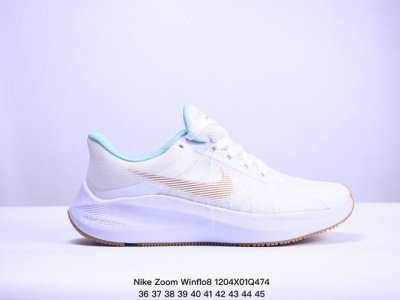 真标耐克 Nike Air Zoom Winflo 8 登月系列缓震大底透气网面休闲慢跑鞋 货号:Cw3419 尺码:36-45 Xm1204Q474