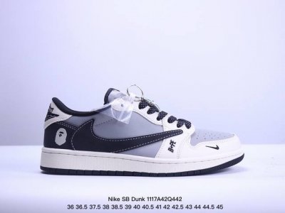 海外爆款限量发售！公司级 Nike Sb Dunk Low“Supreme联名 米白灰双勾” 周年高端定制 低帮休闲板鞋 定制鞋盒 大厂纯原品质出货 超高清洁度