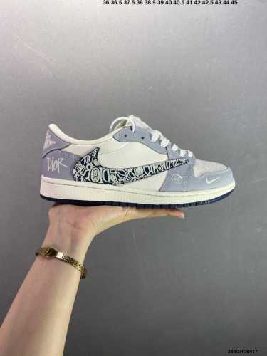 公司级Nike Air Jordan 1 Low 定制配色 定制Aj联名-高端定制 低帮复古文化板鞋 #定制鞋盒 大厂纯原品质出货 超高清洁度 皮料切割干净无任