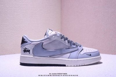 海外爆款限量发售！公司级 Travis Scott X Fragment Design X Jordan Air Jordan 1 Low Og Sp “斯图西