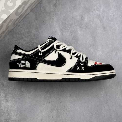 本地 核心私 Nike Sb Dunk Low 北面系列 绑带黑白黑勾 周年高端定制 低帮休闲板鞋 #定制鞋盒 大厂纯原品质出货 超高清洁度 皮料切割干净无任何